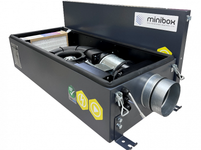 приточная вентиляционная установка minibox e-300 gtc
