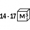 14-17 м³