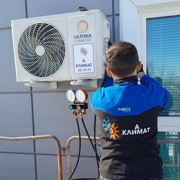Установка кондиционера